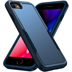 Heavy Duty Strong Armor Hybrid Trailblazer Case Cover for Apple iPhone 8 Plus / 7 Plus (Navy Blue) Heavy Duty Strong Armor Hybrid Trailblazer Case Cover for Apple iPhone 8 Plus / 7 Plus (Navy Blue)